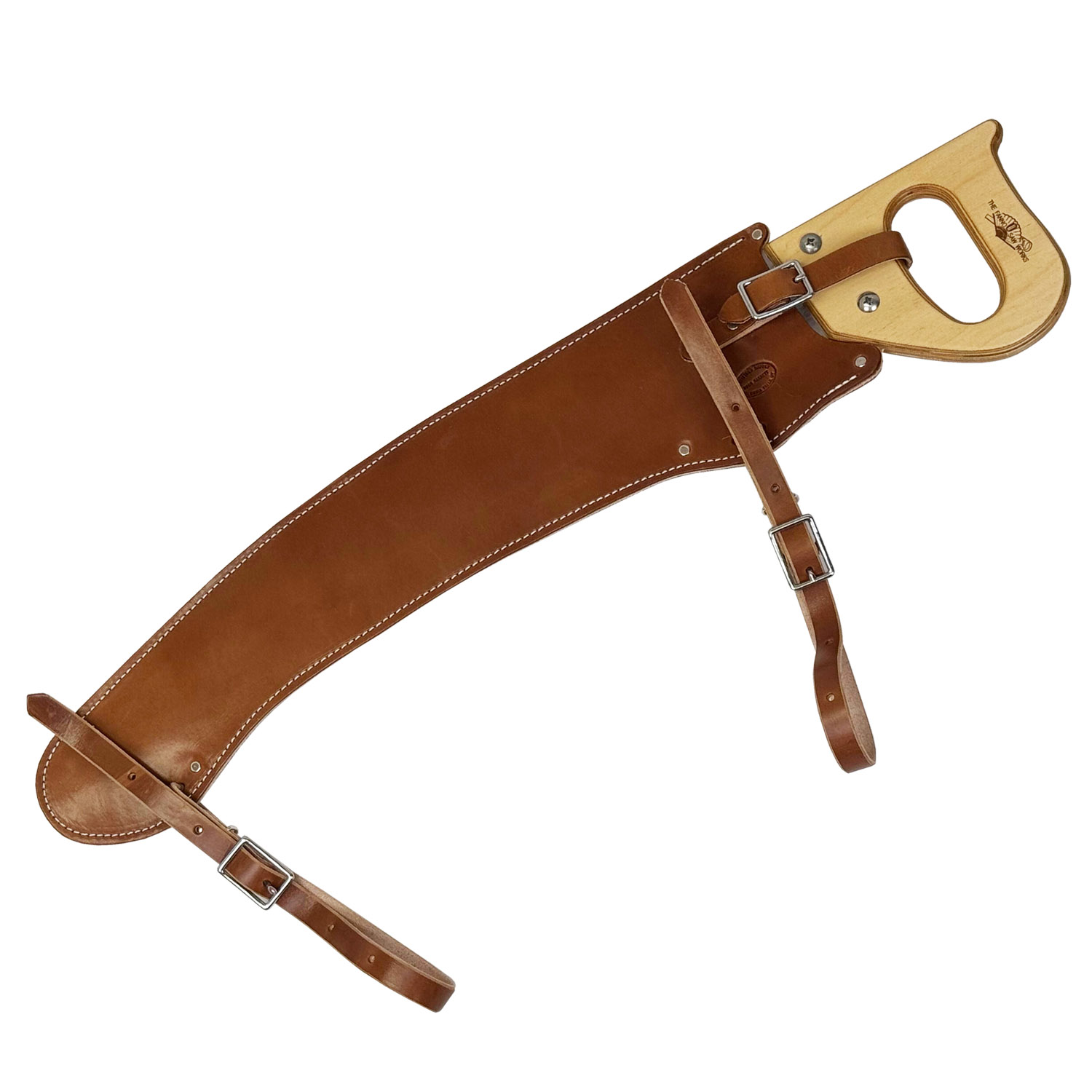 Fanno Pack Saw with Leather Scabbard | Curved Trail Saw